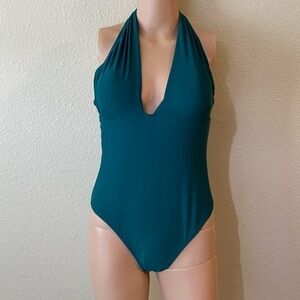 Shade & shore swimsuit green women’s size small NWOT